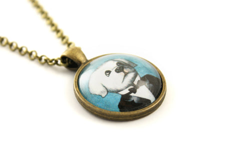 Pendant "The apple never falls far from the tree" (Dog)