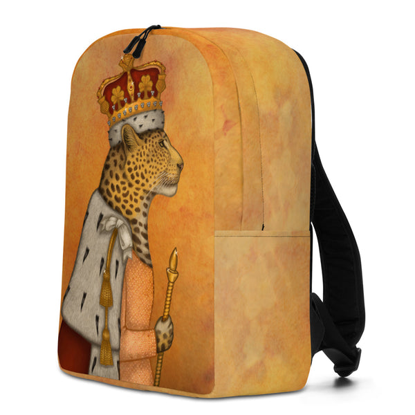Backpack "In every woman there is a queen" (Leopard)