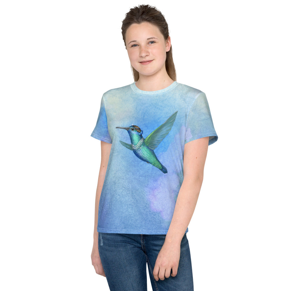 Unisex youth T-shirt "Small is beautiful" (Hummingbird)