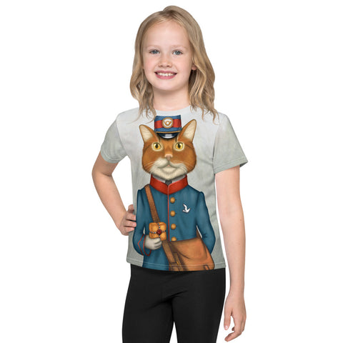 Unisex kids T-shirt "The best things come in small packages" (Cat)