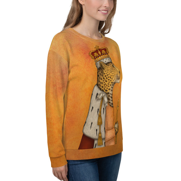 Unisex sweatshirt "In every woman there is a queen" (Leopard)