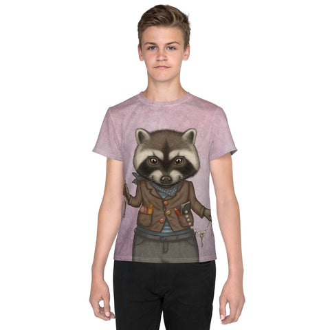 Unisex youth T-shirt "Finders keepers" (Raccoon)