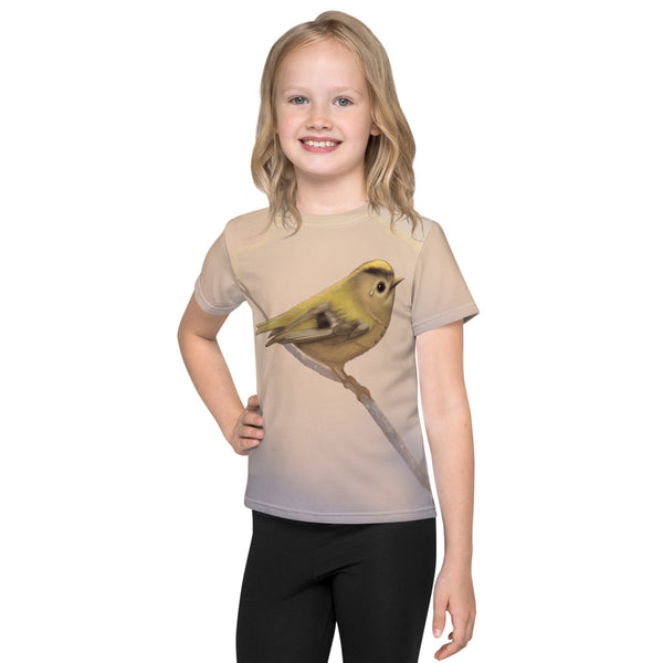 Unisex kids T-shirt "A small tear relieves a great sorrow" (Goldcrest)