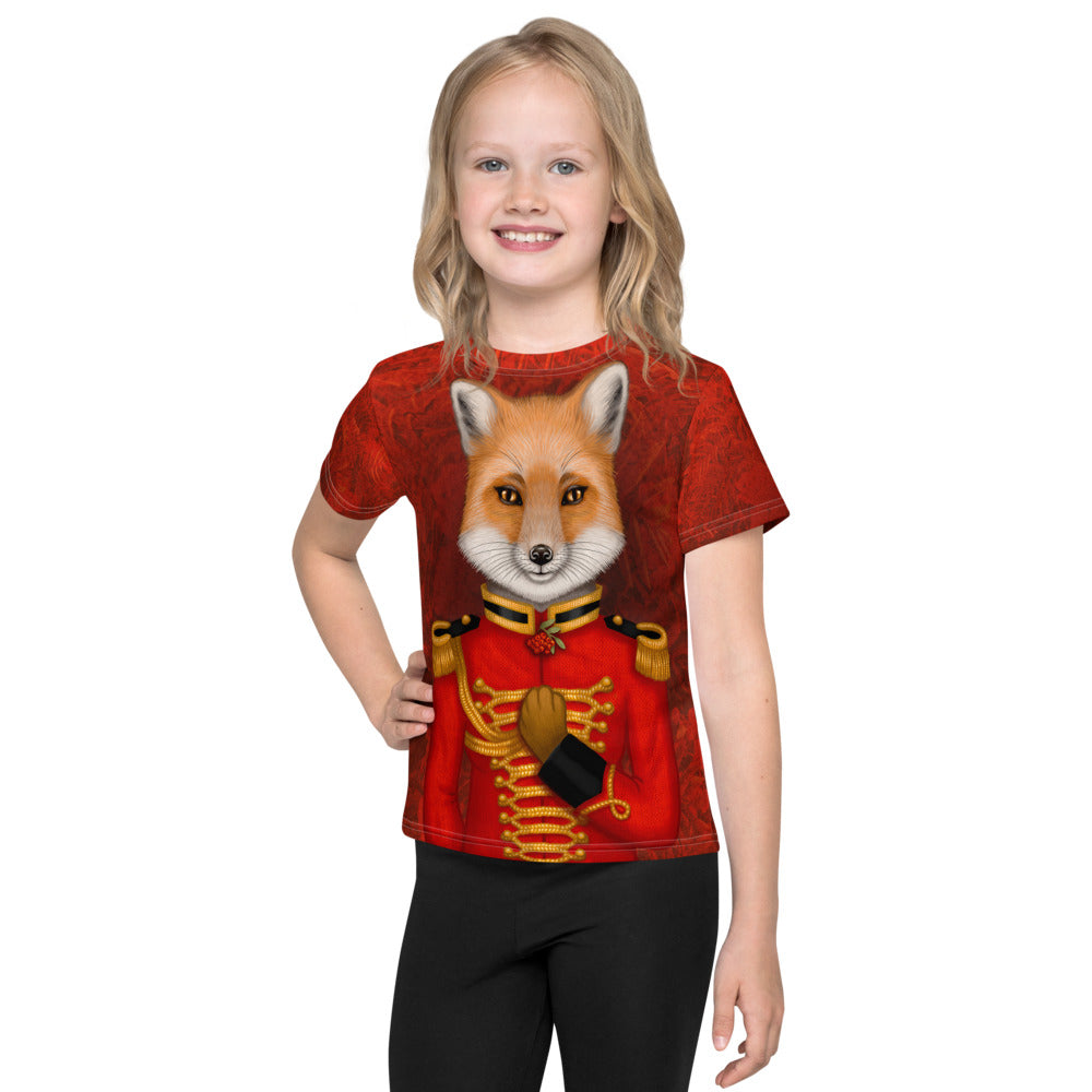Unisex kids T-shirt "Today I am a warrior" (Fox)