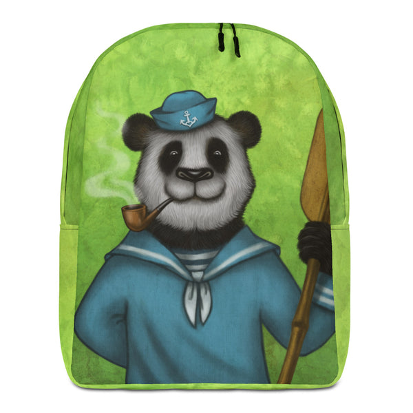 Backpack "Rowing slower will get you further" (Giant panda)
