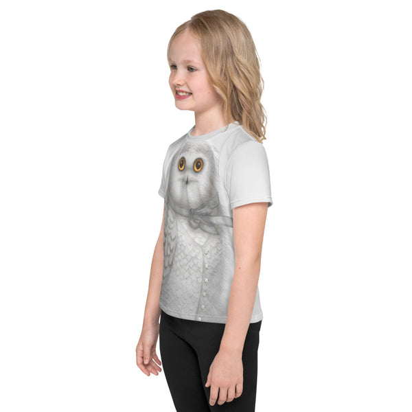 Unisex kids T-Shirt "The North wind does blow and we shall have snow" (Snowy owl)