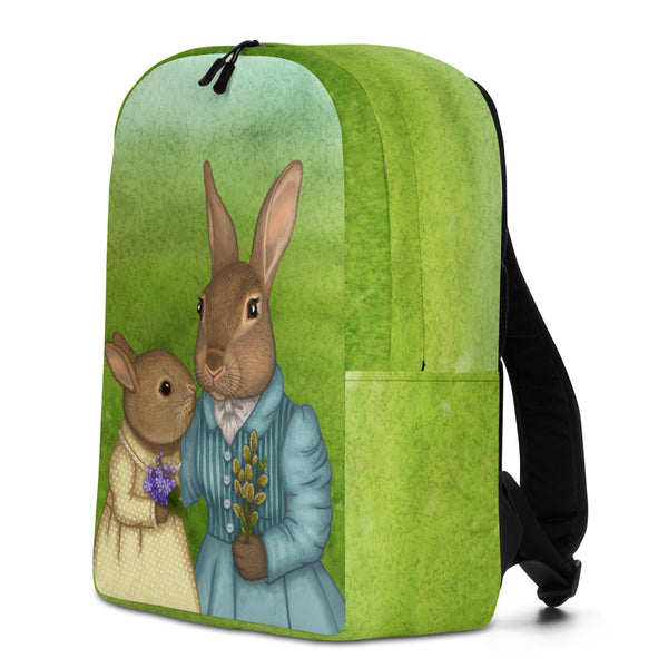 Backpack "It is never winter in the land of hope" (Hares)