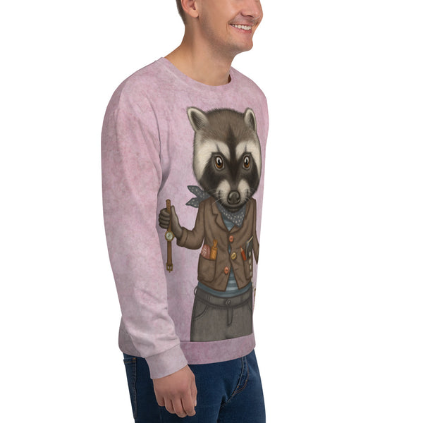 Unisex sweatshirt "Finders keepers" (Raccoon)