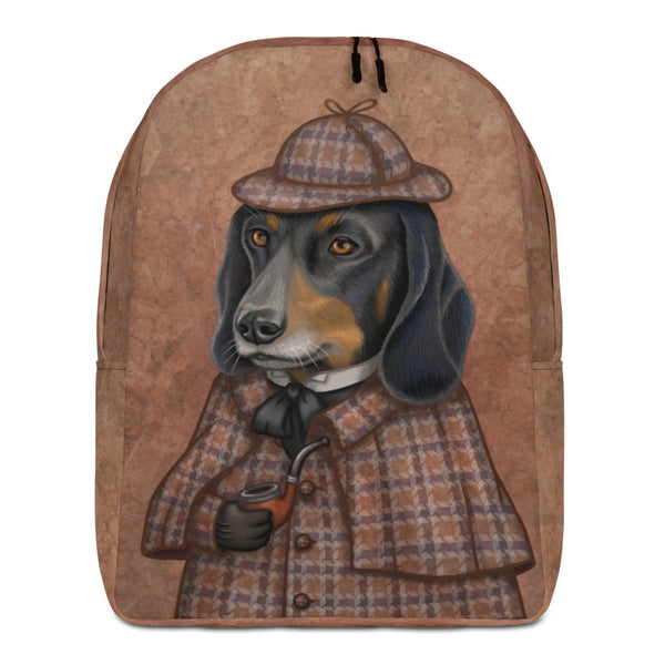 Backpack "Everything happens for a reason" (Dachshund)