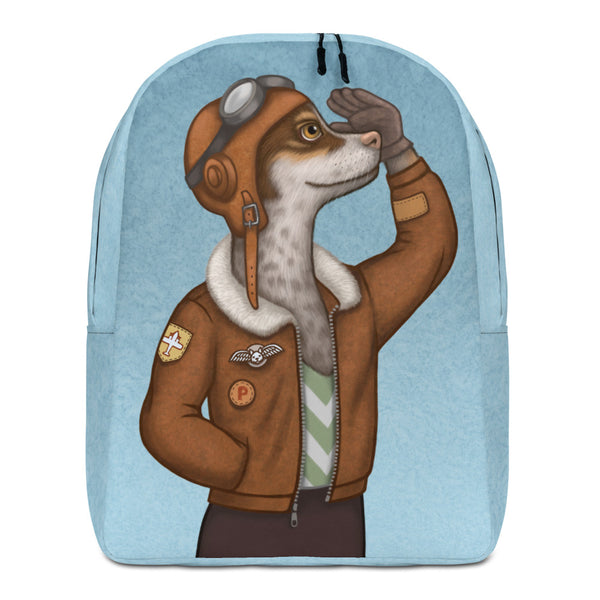 Backpack "Have courage and the world is yours" (Dog)