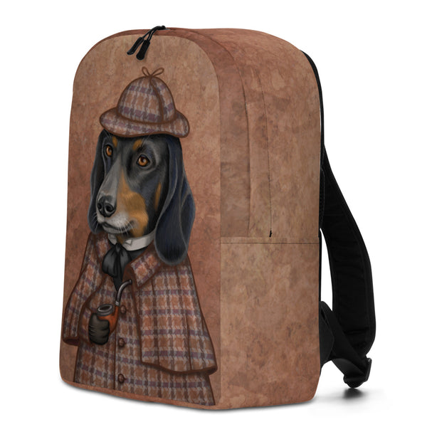 Backpack "Everything happens for a reason" (Dachshund)