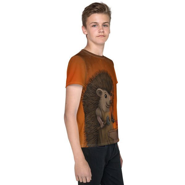 Unisex youth T-shirt "Everyone is the blacksmith of his own fortune" (Hedgehog)