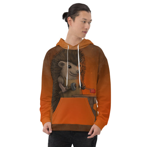Unisex hoodie "Everyone is the blacksmith of his own fortune" (Hedgehog)