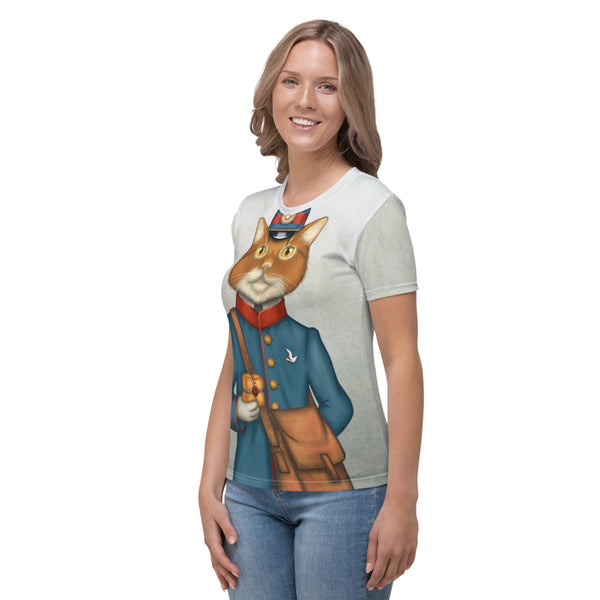 Women's T-shirt "The best things come in small packages" (Cat)