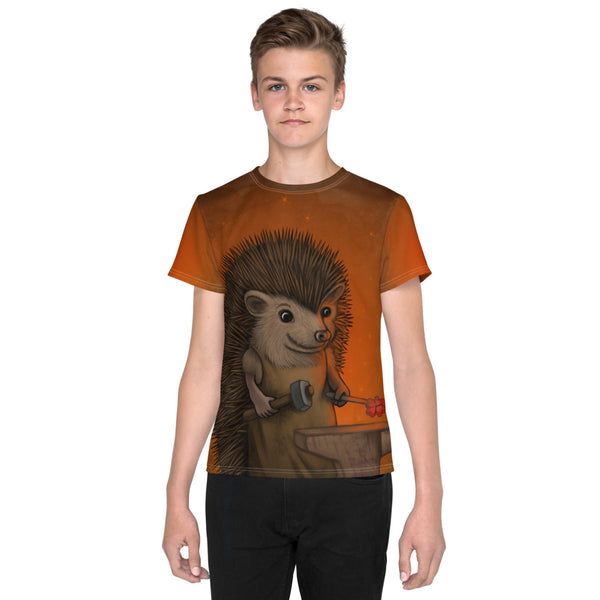 Unisex youth T-shirt "Everyone is the blacksmith of his own fortune" (Hedgehog)