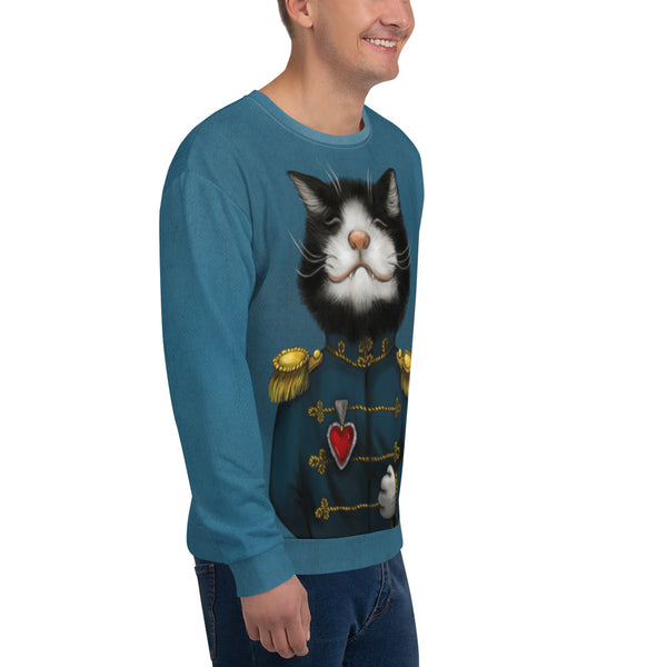 Unisex sweatshirt "All’s fair in love and war" (Cat)