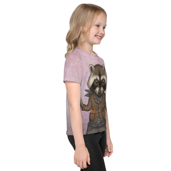 Unisex kids T-shirt "Finders keepers" (Raccoon)