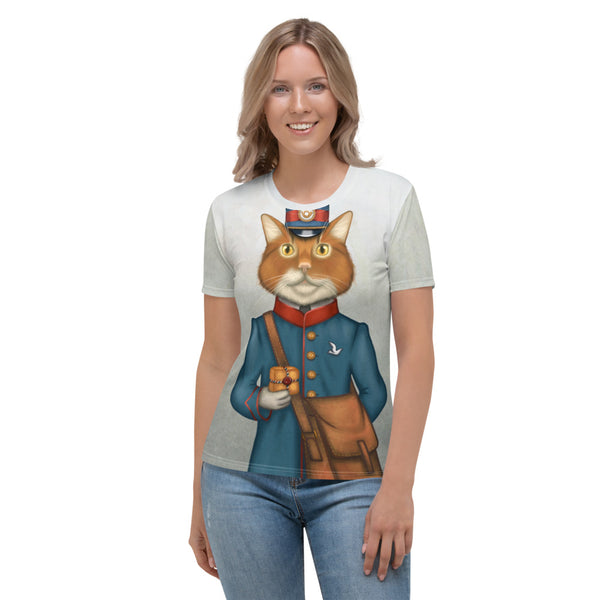 Women's T-shirt "The best things come in small packages" (Cat)