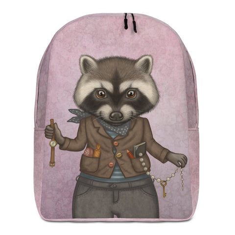 Backpack "Finders keepers" (Raccoon)