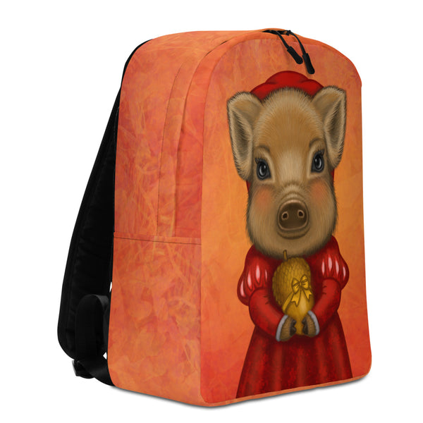 Backpack "A small gift is better than a great promise" (Wild boar)