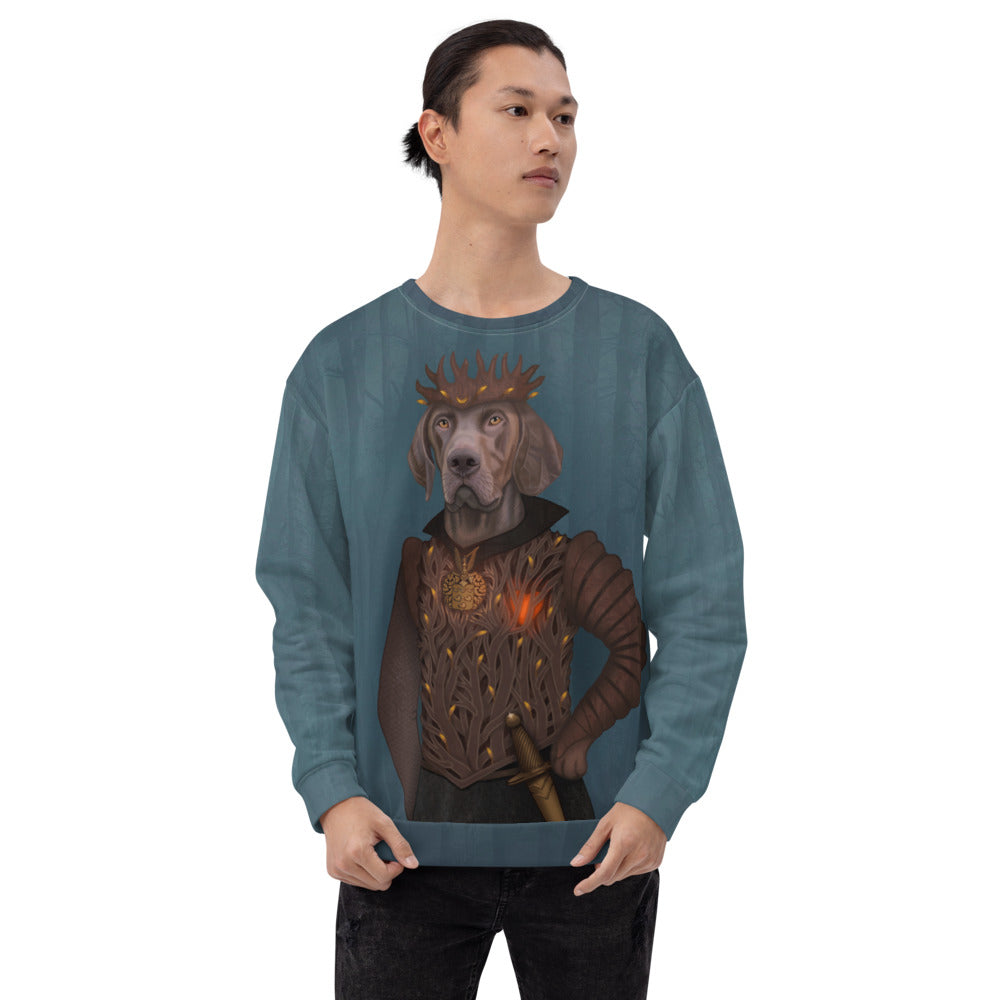 Unisex sweatshirt "A man's heart is a forest" (German Shorthaired Pointer)