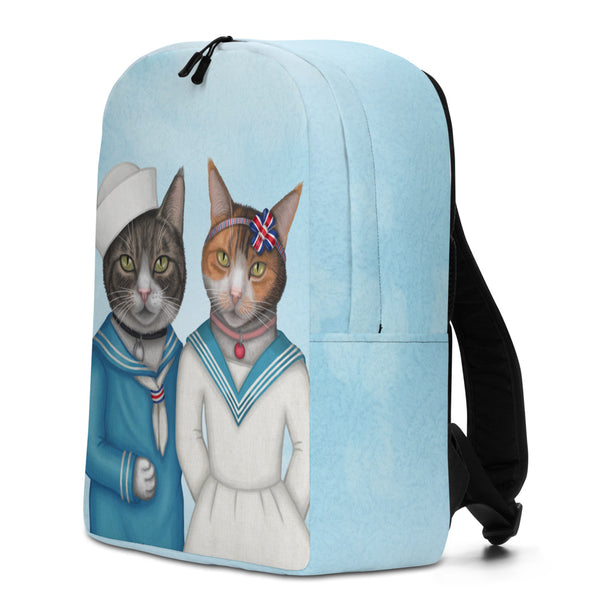 Backpack "Brothers and sisters are as close as hands and feet" (Cats)