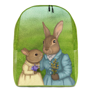 Backpack "It is never winter in the land of hope" (Hares)