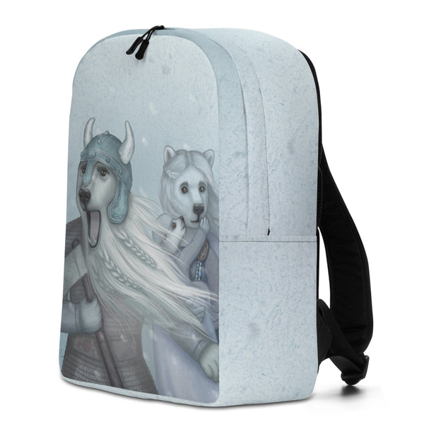 Backpack "It is the great North wind that made the Vikings" (Polar bears)