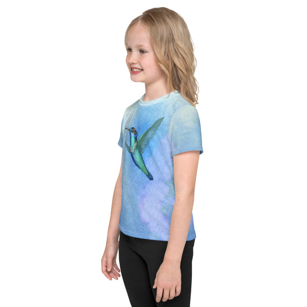 Unisex kids T-shirt "Small is beautiful" (Hummingbird)