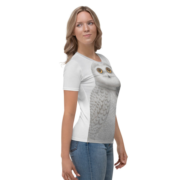 Women's T-shirt "The North wind does blow and we shall have snow" (Snowy owl)