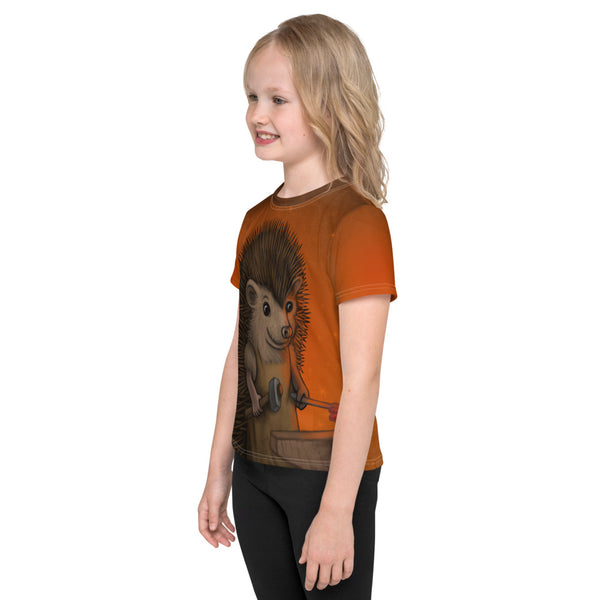 Unisex kids T-shirt "Everyone is the blacksmith of his own fortune" (Hedgehog)