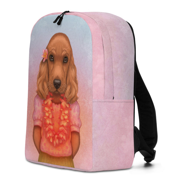 Backpack "Love is worn like a wreath through the summers and the winters" (English cocker spaniel)