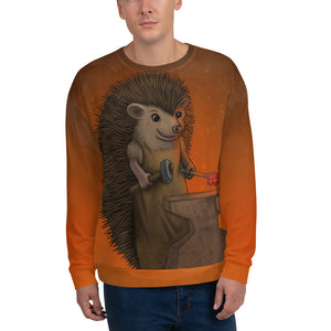 Unisex sweatshirt "Everyone is the blacksmith of his own fortune" (Hedgehog)
