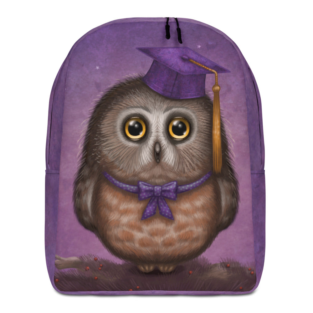 Backpack "Wonder is beginning of wisdom" (Owl)