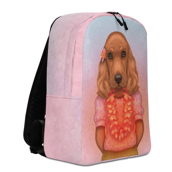 Backpack "Love is worn like a wreath through the summers and the winters" (English cocker spaniel)