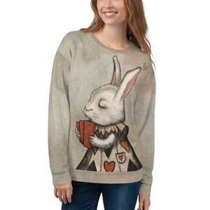 Unisex sweatshirt "Lucky at cards, unlucky in love" (Hare)