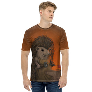 Men's T-shirt "Everyone is the blacksmith of his own fortune" (Hedgehog)