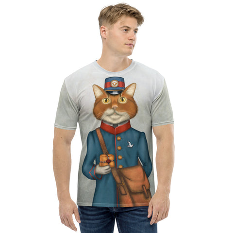 Men's T-shirt "The best things come in small packages" (Cat)