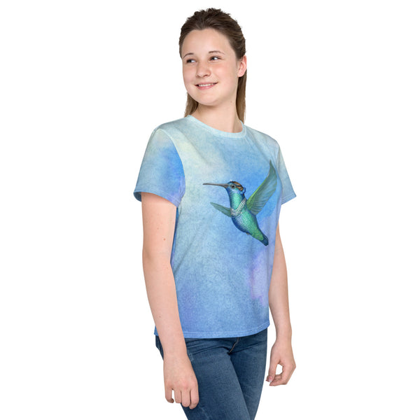 Unisex youth T-shirt "Small is beautiful" (Hummingbird)