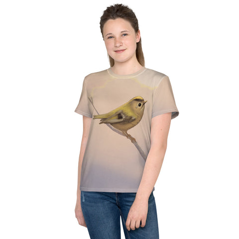 Unisex youth T-shirt "A small tear relieves a great sorrow" (Goldcrest)