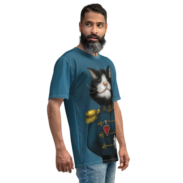 Men's T-shirt "All’s fair in love and war" (Cat)