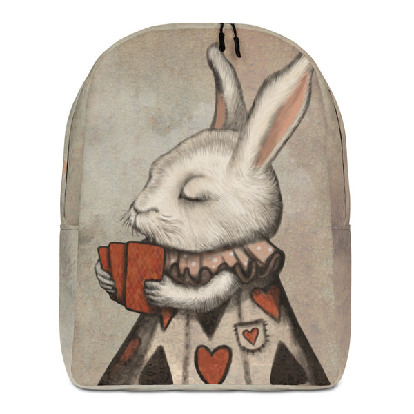 Backpack "Lucky at cards, unlucky in love" (Hare)