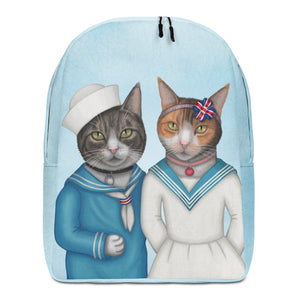 Backpack "Brothers and sisters are as close as hands and feet" (Cats)