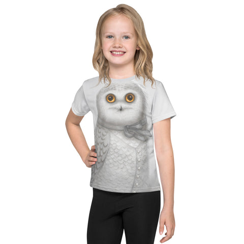 Unisex kids T-Shirt "The North wind does blow and we shall have snow" (Snowy owl)