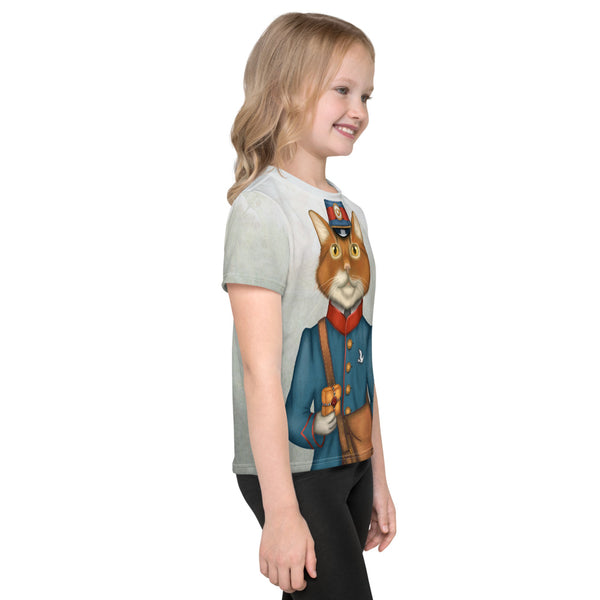 Unisex kids T-shirt "The best things come in small packages" (Cat)