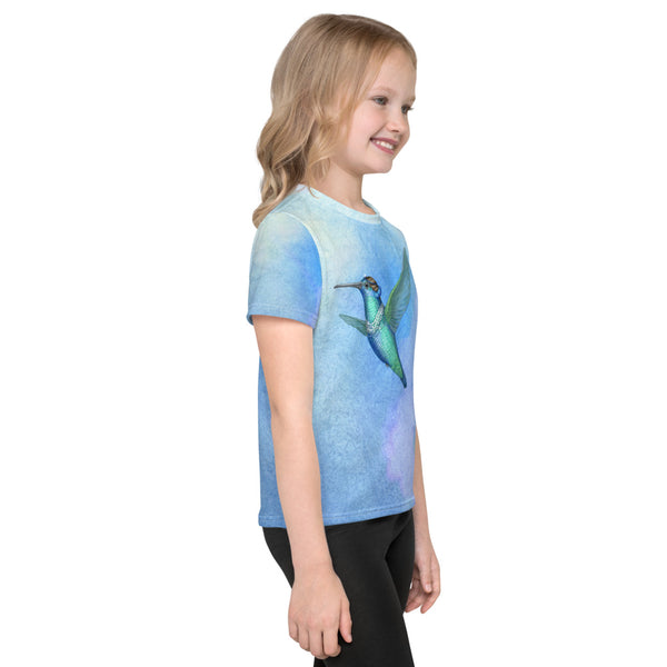Unisex kids T-shirt "Small is beautiful" (Hummingbird)