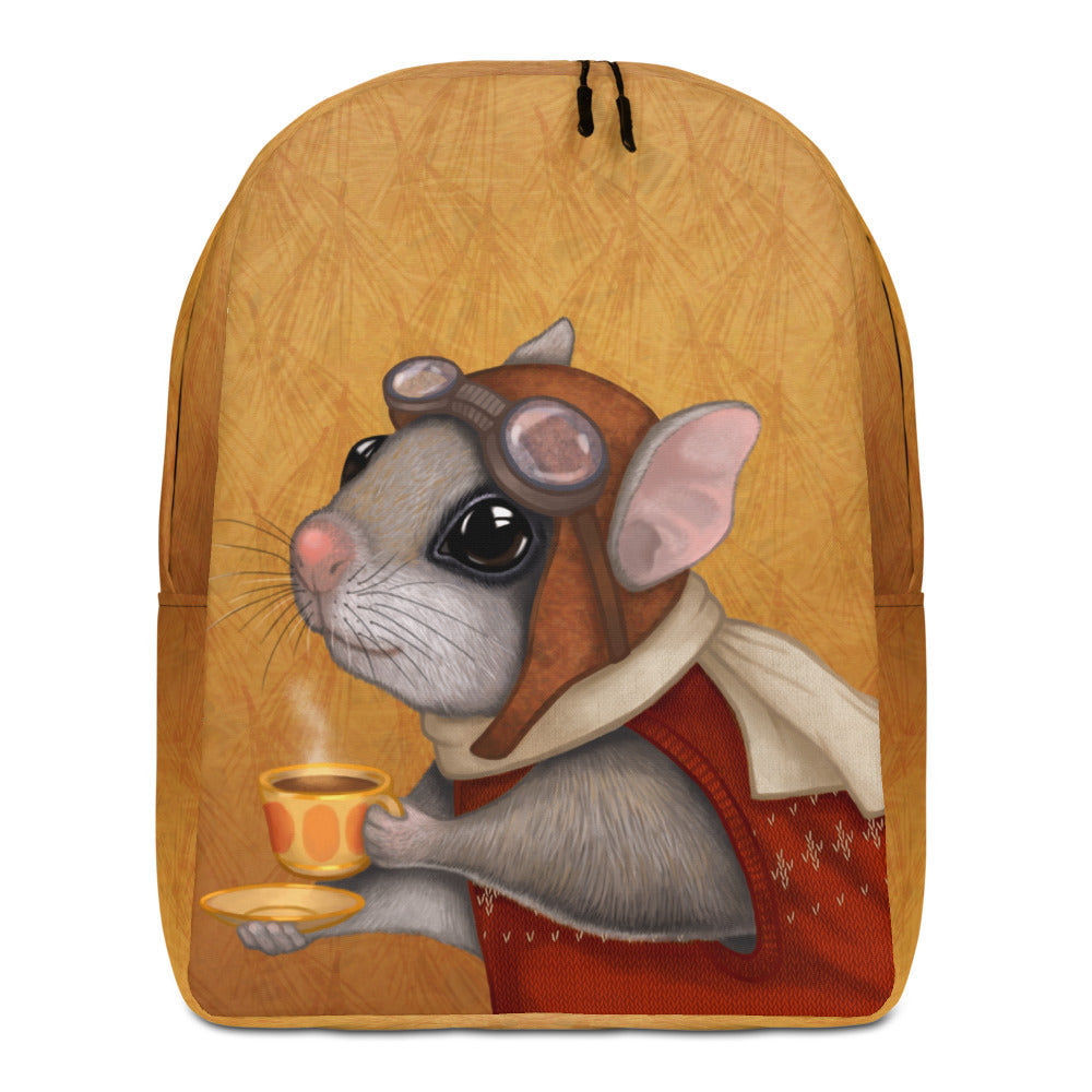 Backpack "Who is timid in the woods boasts at home" (Flying squirrel)