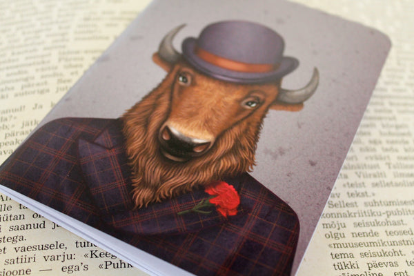 Notebook "Beard is the man's honor" (Bison)