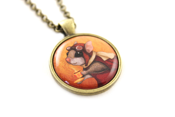 Pendant "Who is timid in the woods boasts at home" (Flying squirrel)