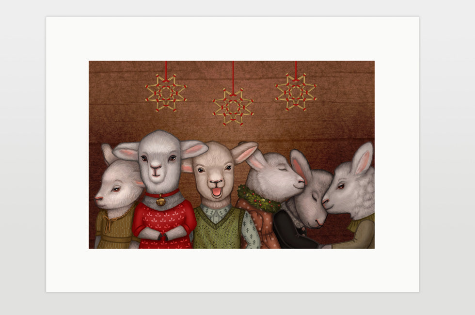 Print "Many good people can find room in a small space" (Sheep)